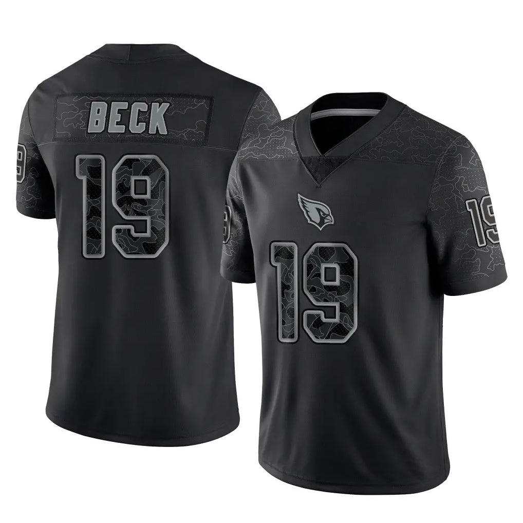 Johmsee A.Cardinals #19 Carson Beck Player Black RFLCTV Limited Home Game Stitched Jerseys