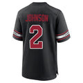 Johmsee A.Cardinals #2 Will Johnson Player Black Alternate Game Stitched Jerseys