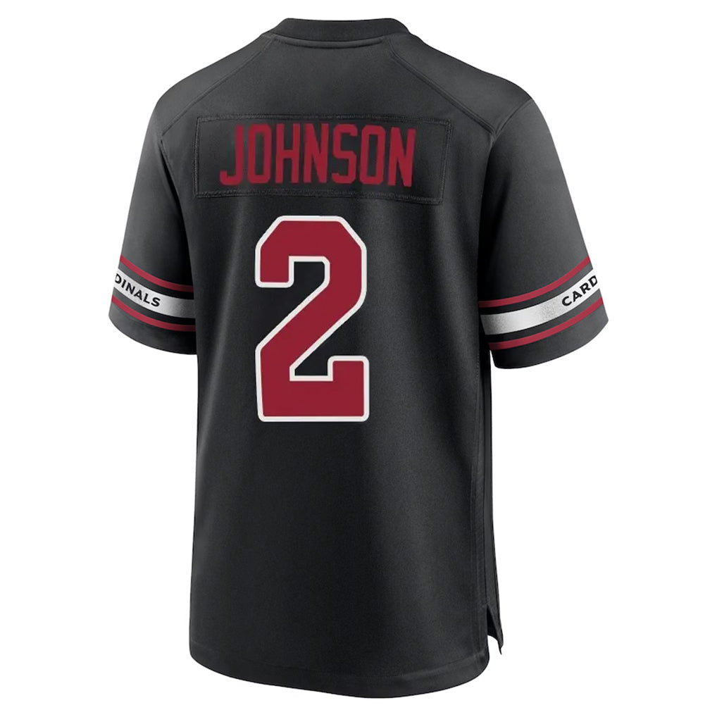 Johmsee A.Cardinals #2 Will Johnson Player Black Alternate Game Stitched Jerseys