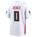 Johmsee A.Falcons #0 Divine Deablo Player White Home Game Stitched Jerseys
