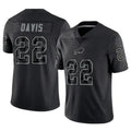 Johmsee B.Bills #22 Ray Davis Player Black RFLCTV Limited Stitched Jerseys