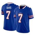 Johmsee B.Bills #7 Ray Davis Player Royal Vapor F.U.S.E. Limited Game Stitched Jerseys