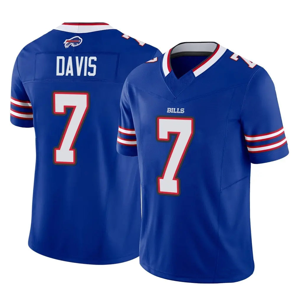Johmsee B.Bills #7 Ray Davis Player Royal Vapor F.U.S.E. Limited Game Stitched Jerseys