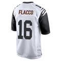 Johmsee C.Bengals #16 Joe Flacco Player White Alternate Home Game Stitched Jerseys