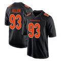Johmsee C.Bengals #93 Jonathan Allen Player Black Fashion Game Stitched Jerseys