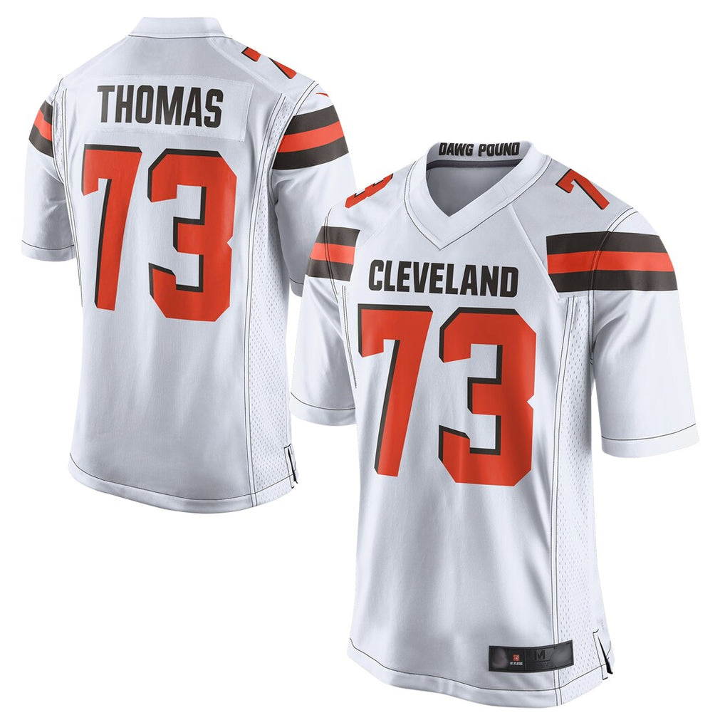 Johmsee C.Browns #73 Joe Thomas Player White Limited Home Game Stitched Jerseys