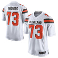 Johmsee C.Browns #73 Joe Thomas Player White Limited Home Game Stitched Jerseys