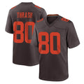 Johmsee C.Browns #80 Jamari Thrash Player Brown Alternate Home Game Stitched Jerseys