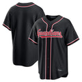 Johmsee C.Guardians Black Fashion Out Home Game Blank Player Stitched Jerseys