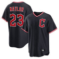 Johmsee C.Guardians #23 Bo Naylor Player Navy Home Game Stitched Jerseys