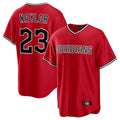 Johmsee C.Guardians #23 Bo Naylor Player Red Home Game Stitched Jerseys