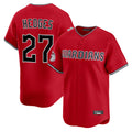 Johmsee C.Guardians #27 Austin Hedges Player Red Limited Home Stitched Jerseys