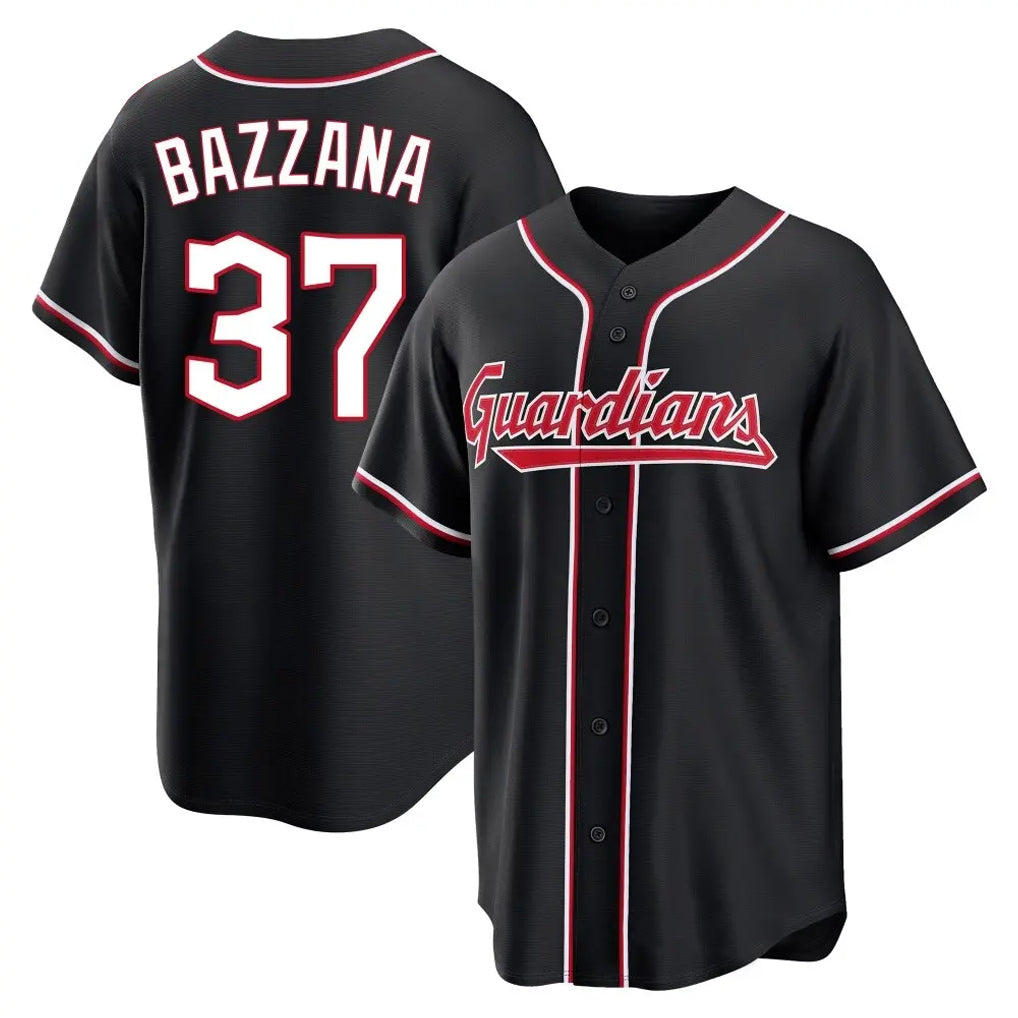 Johmsee C.Guardians #37 Travis Bazzana Player Black Fashion Out Home Game Stitched Jerseys