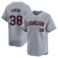 Johmsee C.Guardians #38 Steven Kwan Player Gray Road Limited Home Stitched Jerseys