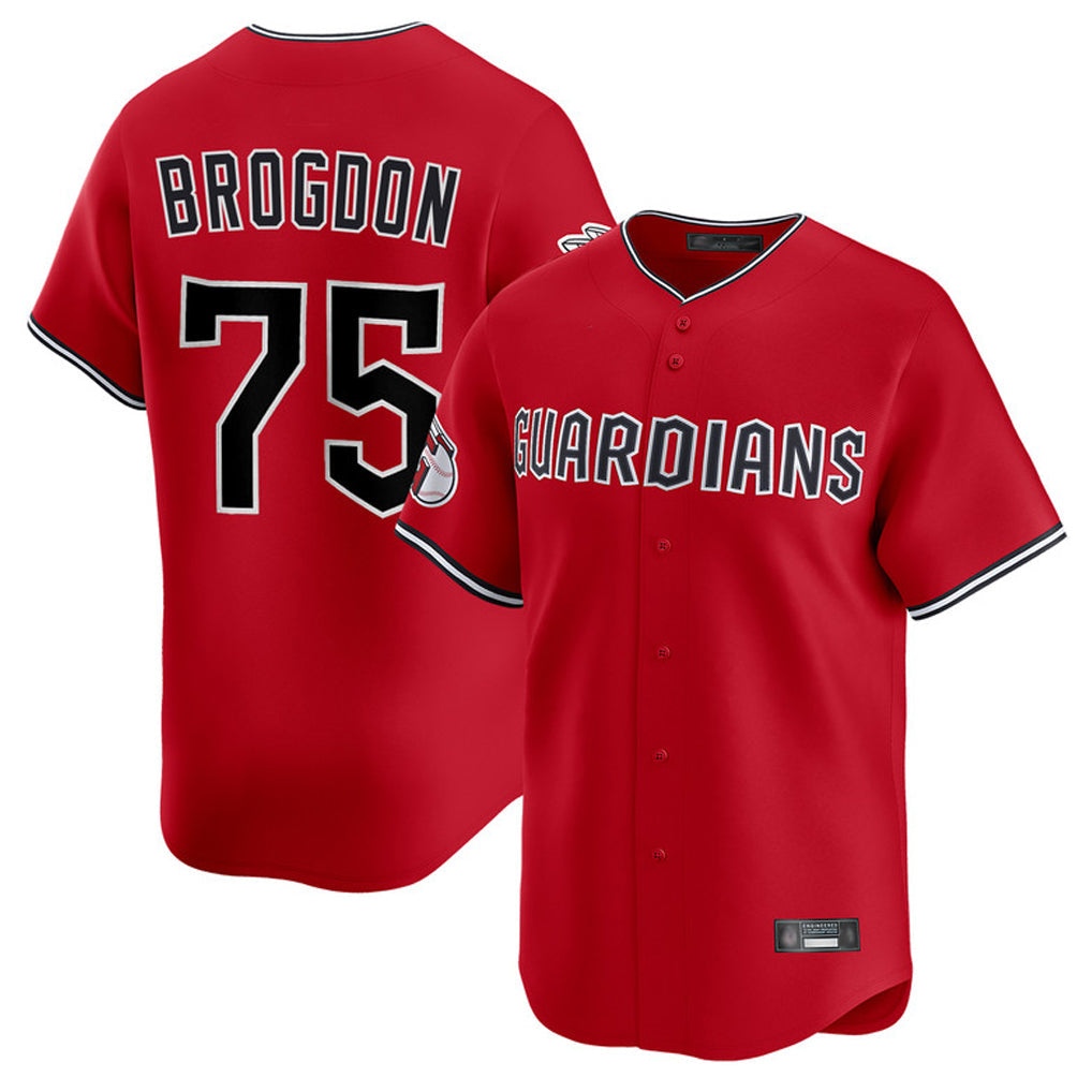 Johmsee C.Guardians #75 Connor Brogdon Player Red Limited Home Stitched Jerseys