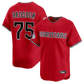 Johmsee C.Guardians #75 Connor Brogdon Player Red Limited Home Stitched Jerseys