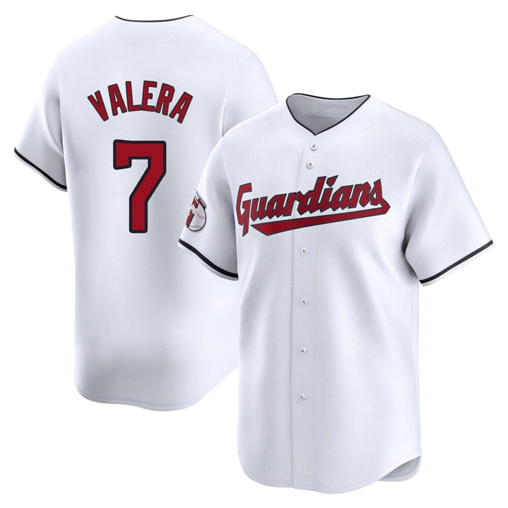 Johmsee C.Guardians #7 George Valera Player White Limited Home Stitched Jerseys