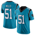 Johmsee C.Panthers #51 Sam Mills Player Blue Vapor Untouchable Limited Game Stitched Jerseys