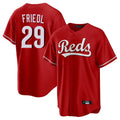 Johmsee C.Reds #29 TJ Friedl Player Red Home Game Stitched Jerseys