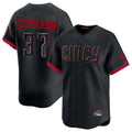 Johmsee C.Reds #37 Tyler Stephenson Player Black City Connect Home Limited Stitched Jerseys