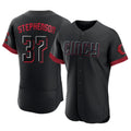 Johmsee C.Reds #37 Tyler Stephenson Player Black City Connect Limited Elite Home Stitched Jerseys