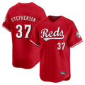 Johmsee C.Reds #37 Tyler Stephenson Player Red Home Limited Stitched Jerseys