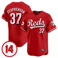 Johmsee C.Reds #37 Tyler Stephenson Player Red Vapor Premier Limited Home Stitched Jerseys