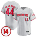 Johmsee C.Reds #44 Elly De La Cruz Player Gray Vapor Premier Limited Home Stitched Jerseys
