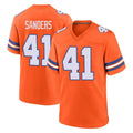 Johmsee D.Broncos #41 Drew Sanders Player Orange Alternate Collection Throwback Game Stitched Jerseys