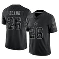 Johmsee D.Cowboys #26 DaRon Bland Player Black Limited Reflective Home Game Stitched Jerseys