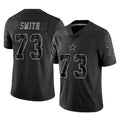 Johmsee D.Cowboys #73 Tyler Smith Player Black Limited Reflective Home Game Stitched Jerseys