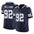 Johmsee D.Cowboys #92 Quinnen Williams Player Navy Limited Vapor F.U.S.E. Home Game Stitched Jerseys