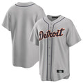 Johmsee D.Tigers Gray Home Game Blank Player Stitched Jerseys