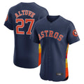 Johmsee H.Astros #27 Jose Altuve Player Navy Limited Elite Home Stitched Jerseys