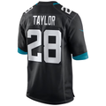Johmsee J.Jaguars #28 Fred Taylor Black Retired Player Alternate Game Stitched Jerseys