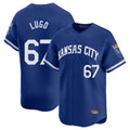 Johmsee KC.Royals #67 Seth Lugo Player Royal Limited Home Stitched Jerseys
