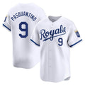 Johmsee KC.Royals #9 Vinnie Pasquantino Player White Alt Limited Home Stitched Jerseys