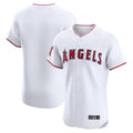 Johmsee LA.Angels White Limited Elite Home Blank Player Stitched Jerseys