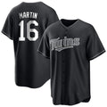Johmsee M.Twins #16 Austin Martin Player Black Home Game Stitched Jerseys