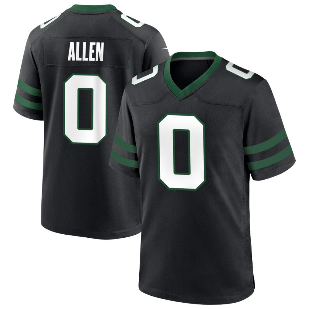 Johmsee NY.Jets #0 Braelon Allen Player Black Home Game Stitched Jerseys