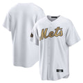 Johmsee NY.Mets Blank Player Gold Road Home Game Stitched Jerseys