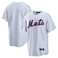 Johmsee NY.Mets Blank Player White Home Game Stitched Jerseys
