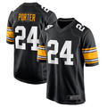 Johmsee P.Steelers #24 Joey Porter Jr. Black Alternate Game American Stitched Jerseys