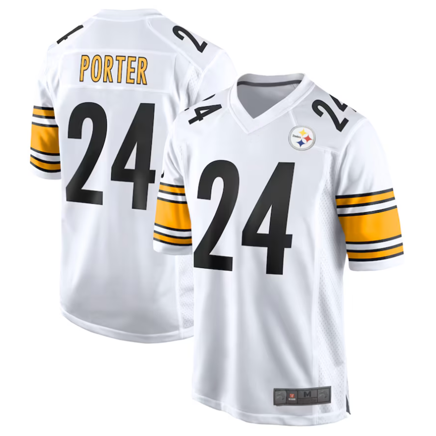 Johmsee P.Steelers #24 Joey Porter Jr. Player White Game Stitched Jerseys