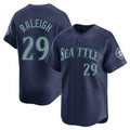 Johmsee S.Mariners #29 Cal Raleigh Player Navy Home Limited Stitched Jerseys