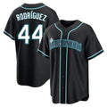 Johmsee S.Mariners #44 Julio Rodriguez Player Black Fashion Home Limited Stitched Jerseys