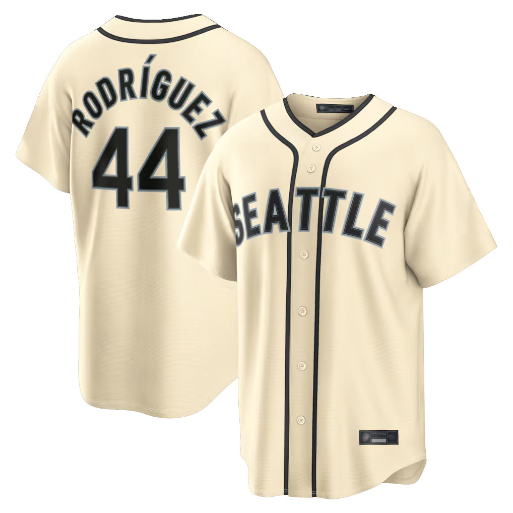 Johmsee S.Mariners #44 Julio Rodriguez Player Cream 2026 Home Limited Stitched Jerseys